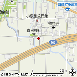 奈良県橿原市四条町463周辺の地図
