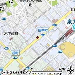 〒595-0062 大阪府泉大津市田中町の地図
