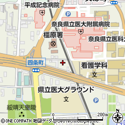 奈良県橿原市四条町558周辺の地図