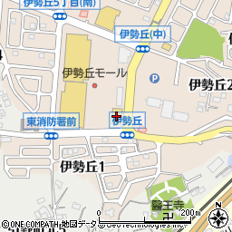 ＴＳＵＴＡＹＡ伊勢丘店周辺の地図