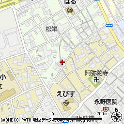 和泉金物店周辺の地図