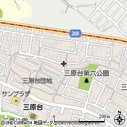 三原台A・C団地4号棟・5号棟付近駐車場(0087)周辺の地図