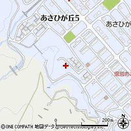 広島クミアイ燃料　あさひが丘ガス基地周辺の地図