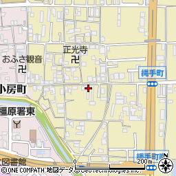 奈良県橿原市縄手町213-3周辺の地図