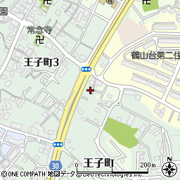 大阪府和泉市王子町896-3周辺の地図