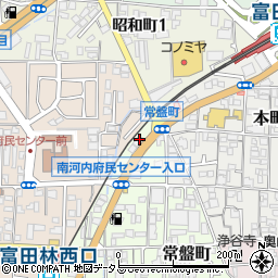 河合塾マナビス　富田林西口校周辺の地図