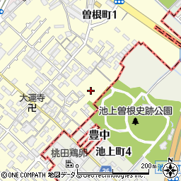 式内曽彌神社周辺の地図