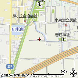 奈良県橿原市四条町723周辺の地図