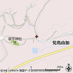 岡山県倉敷市児島由加周辺の地図