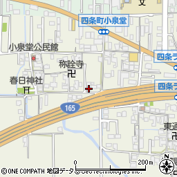奈良県橿原市四条町671周辺の地図