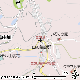 由加山周辺の地図