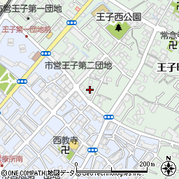 大阪府和泉市王子町2丁目2周辺の地図