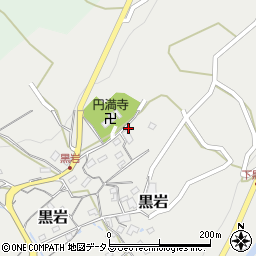 香川県小豆郡土庄町黒岩445周辺の地図