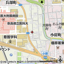 奈良県橿原市四条町590周辺の地図