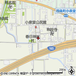 奈良県橿原市四条町703周辺の地図