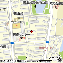 ケアホーム鶴山台Ｃ周辺の地図