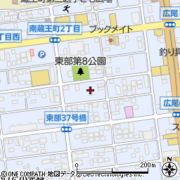 １００円レンタカー福山東店周辺の地図