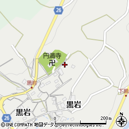 香川県小豆郡土庄町黒岩445-4周辺の地図