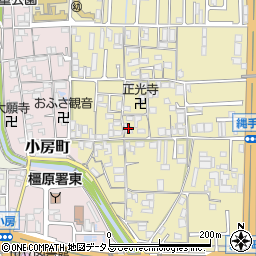 奈良県橿原市縄手町228周辺の地図