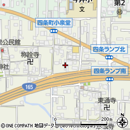 奈良県橿原市四条町664周辺の地図