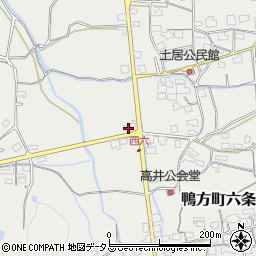 岡山県浅口市鴨方町六条院西1336-1周辺の地図