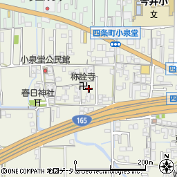 奈良県橿原市四条町674周辺の地図