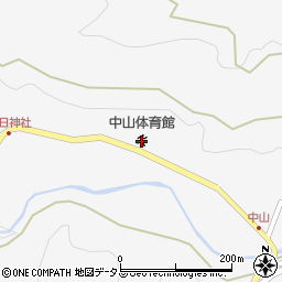 小豆島町中山体育館周辺の地図