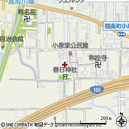 奈良県橿原市四条町713周辺の地図