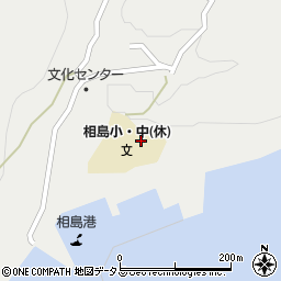 萩市立相島中学校周辺の地図