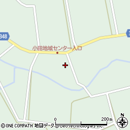 広島県東広島市河内町小田2516周辺の地図