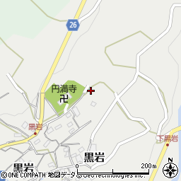 香川県小豆郡土庄町黒岩440周辺の地図