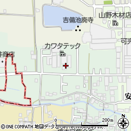 奈良県桜井市橋本周辺の地図