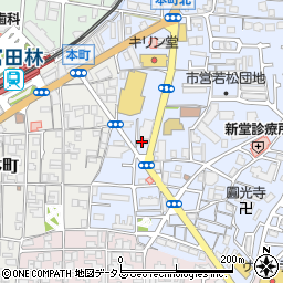ファミリーマート富田林若松町店周辺の地図