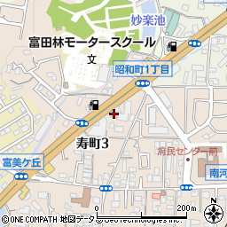 南海部品富田林店周辺の地図