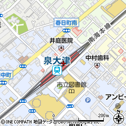 魚鮮水産 三代目網元 泉大津店周辺の地図