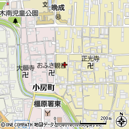 奈良県橿原市縄手町104周辺の地図