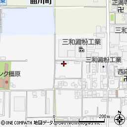 奈良県橿原市雲梯町周辺の地図