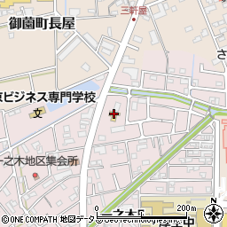 コメダ珈琲店伊勢一之木店周辺の地図