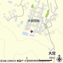 岡山県笠岡市大宜694-11周辺の地図