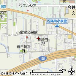 奈良県橿原市四条町691周辺の地図