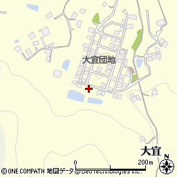 岡山県笠岡市大宜694-4周辺の地図