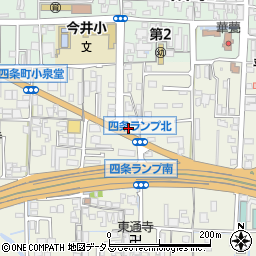 奈良県橿原市四条町650周辺の地図