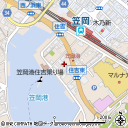 株式会社山陽新聞笠岡販売周辺の地図