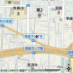 奈良県橿原市四条町649周辺の地図