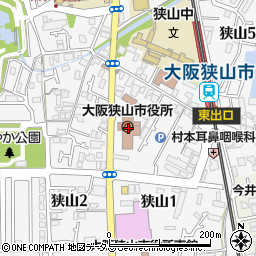 りそな銀行大阪狭山市役所 ＡＴＭ周辺の地図