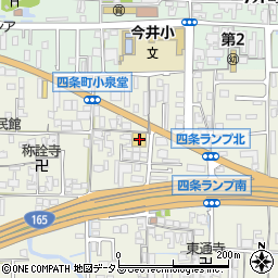 奈良県橿原市四条町660周辺の地図