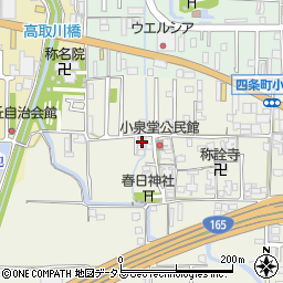 奈良県橿原市四条町716周辺の地図