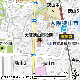 大阪府大阪狭山市の地図 住所一覧検索 地図マピオン