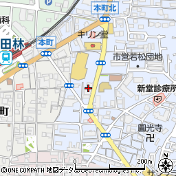 プレナス富田林周辺の地図