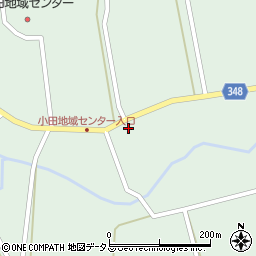 東広島市　小田地区多目的集会施設周辺の地図